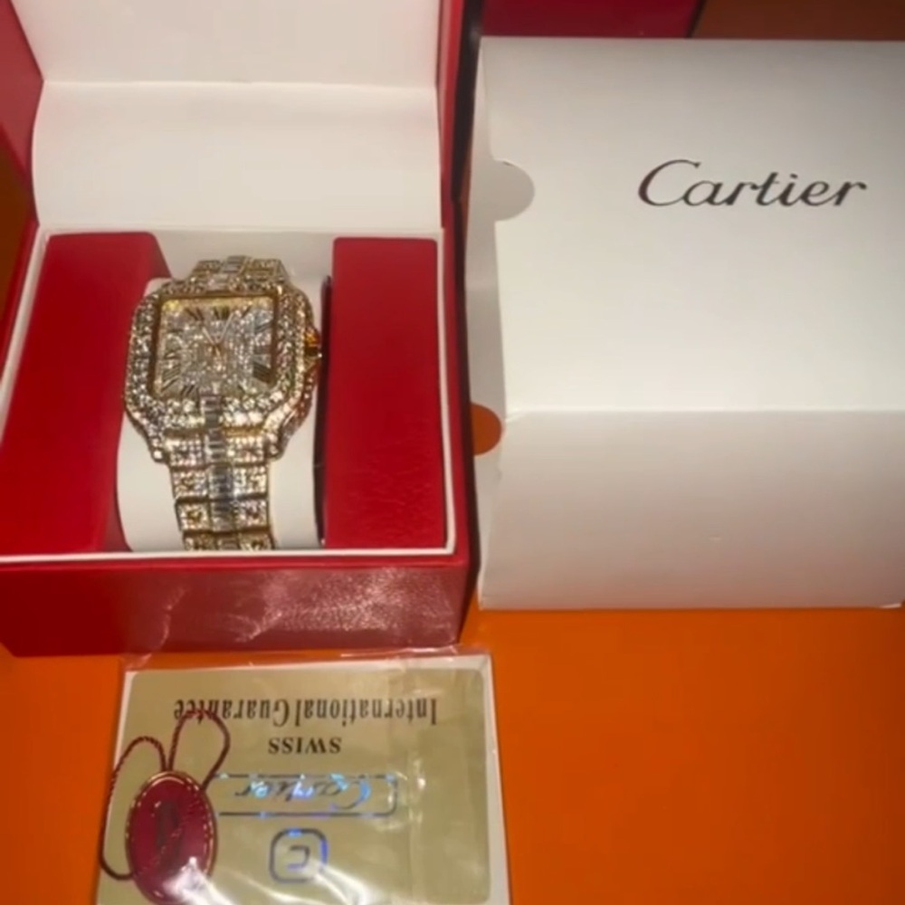 Cartier Gold and Silver Watch